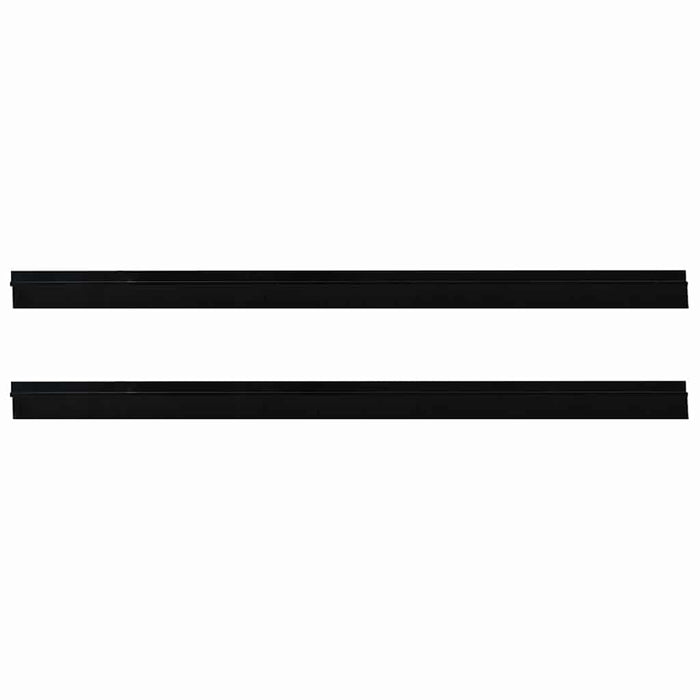 Dopuri pentru uși autoadezive 2 pcs Negru 100 cm - WALTI WALTI