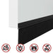 Dopuri pentru uși autoadezive 2 pcs Negru 100 cm - WALTI WALTI