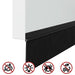 Dopuri pentru uși autoadezive 2 pcs Negru 100 cm - WALTI WALTI