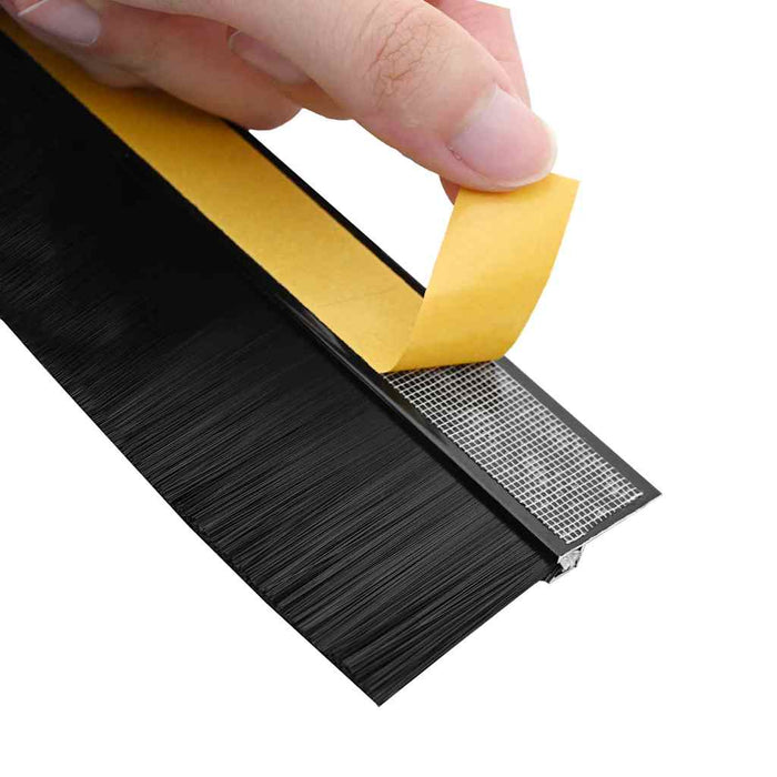 Dopuri pentru uși autoadezive 6 pcs Negru 100 cm - WALTI WALTI