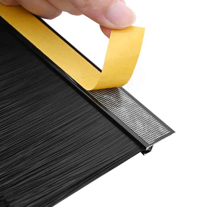 Dopuri pentru uși autoadezive 6 pcs Negru 100 cm - WALTI WALTI
