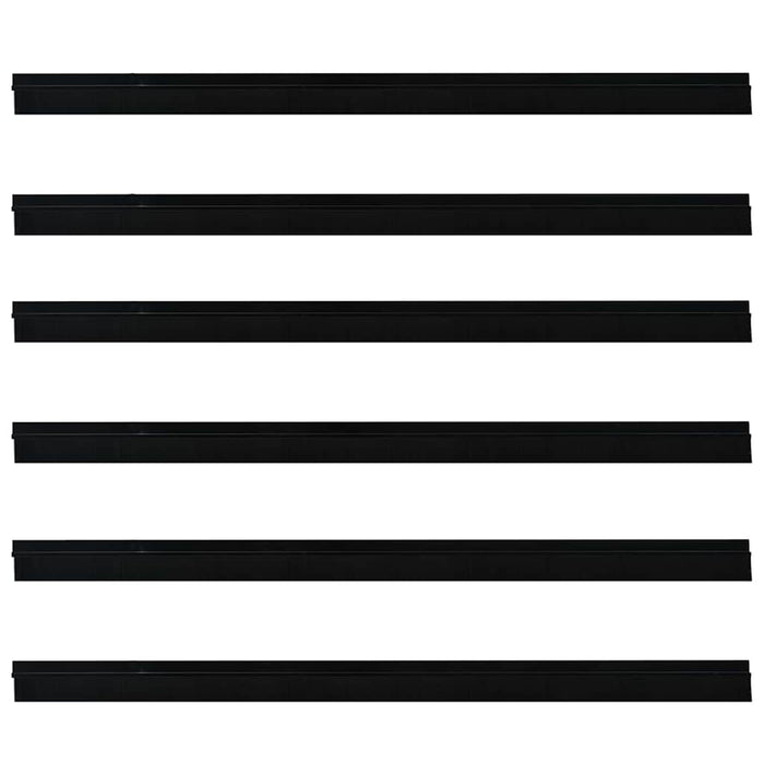 Dopuri pentru uși autoadezive 6 pcs Negru 100 cm - WALTI WALTI