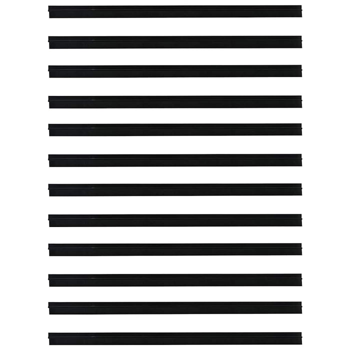 Dopuri pentru uși autoadezive 12 pcs Negru 100 cm - WALTI WALTI