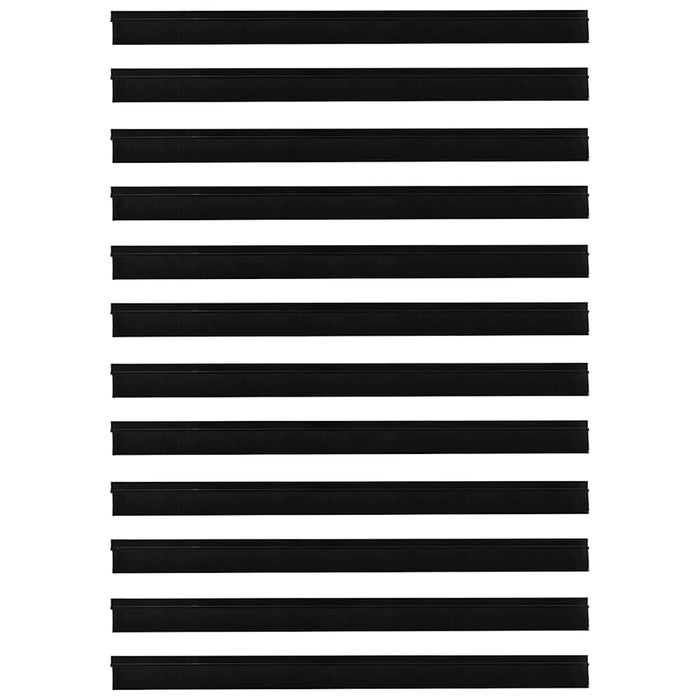 Dopuri pentru uși autoadezive 12 pcs Negru 100 cm - WALTI WALTI