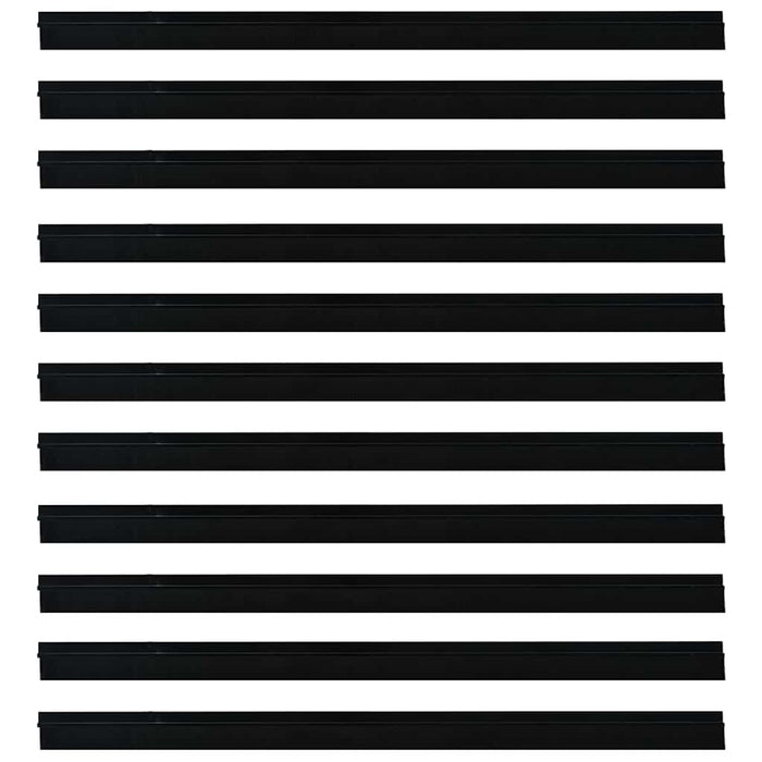 Dopuri pentru uși autoadezive 12 pcs Negru 100 cm - WALTI WALTI