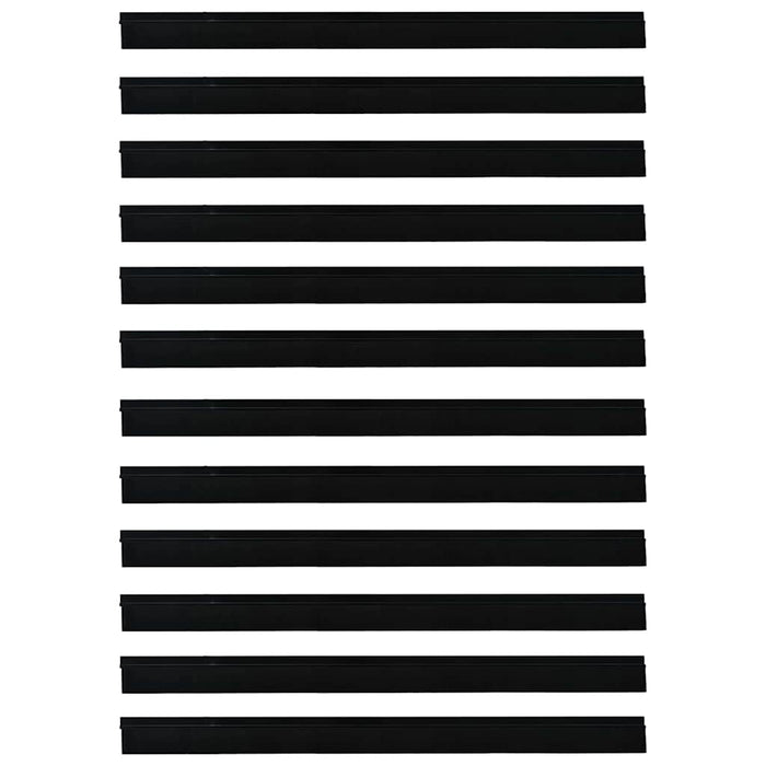 Dopuri pentru uși autoadezive 12 pcs Negru 100 cm - WALTI WALTI