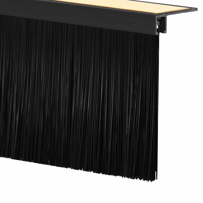 Dopuri pentru uși autoadezive 2 pcs Negru 100 cm - WALTI WALTI