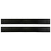 Dopuri pentru uși autoadezive 2 pcs Negru 100 cm - WALTI WALTI