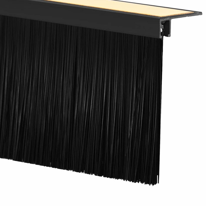 Dopuri pentru uși autoadezive 12 pcs Negru 100 cm - WALTI WALTI