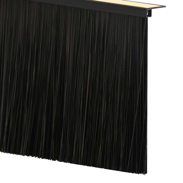 Dopuri pentru uși autoadezive 12 pcs Negru 100 cm - WALTI WALTI