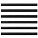 Perdele de ușă cu perii cu montare prin înșurubare 6 pcs Negru - WALTI WALTI