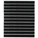 Perdele de ușă cu perii cu montare prin înșurubare 12 pcs Negru - WALTI WALTI