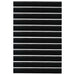 Perdele de ușă cu perii cu montare prin înșurubare 12 pcs Negru - WALTI WALTI