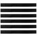 Perdele de ușă cu perii cu montare prin înșurubare 6 pcs Negru - WALTI WALTI