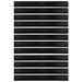 Perdele de ușă cu perii cu montare prin înșurubare 12 pcs Negru - WALTI WALTI