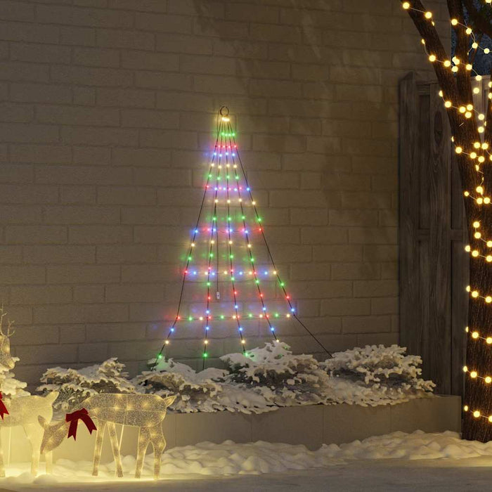 Brad de Crăciun LED cu 112 LED Multicolour 511 cm Metal - WALTI WALTI