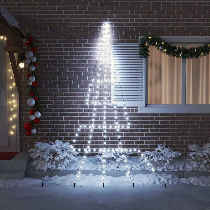 Brad de Crăciun LED cu 168 LED Alb rece 511 cm Metal - WALTI WALTI