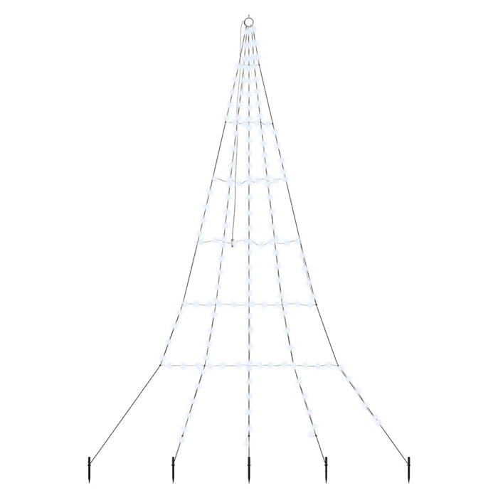 Brad de Crăciun LED cu 168 LED Alb rece 511 cm Metal - WALTI WALTI