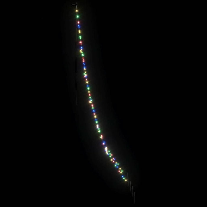 Brad de Crăciun LED cu 168 LED Multicolour 511 cm Metal - WALTI WALTI
