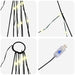 Brad de Crăciun LED cu 276 LED Alb cald 511 cm Metal - WALTI WALTI