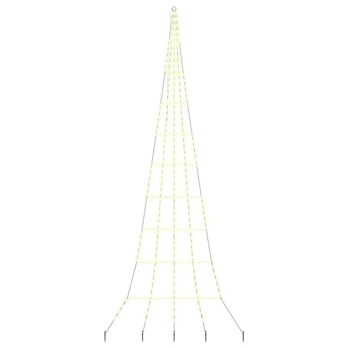 Brad de Crăciun LED cu 276 LED Alb cald 511 cm Metal - WALTI WALTI