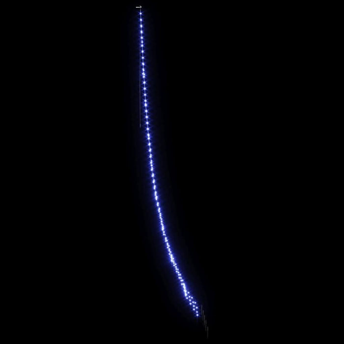 Brad de Crăciun LED cu 276 LED albastru 511 cm Metal - WALTI WALTI