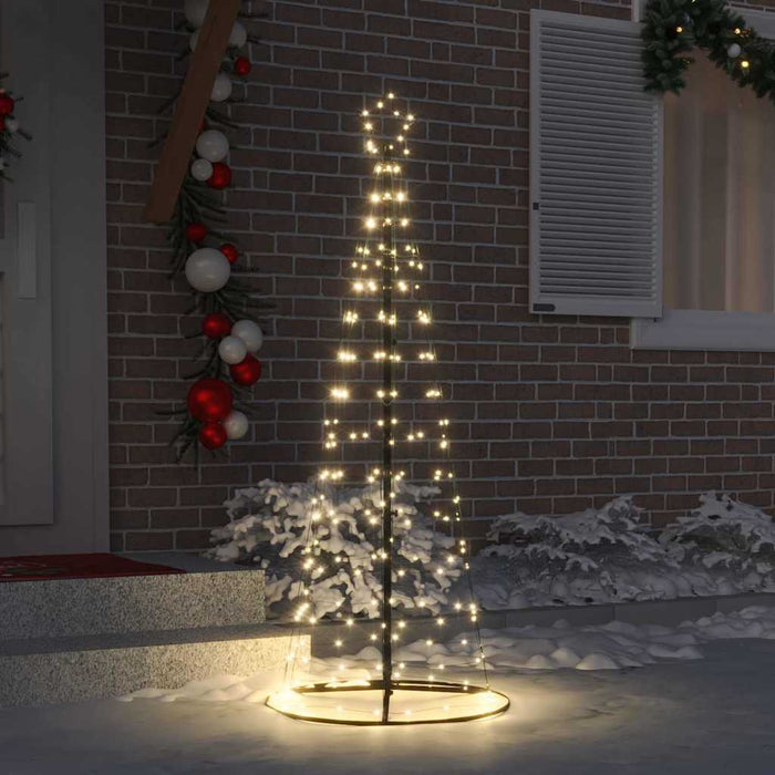 Brad de Crăciun LED cu 390 LED cu suport Alb cald 250 cm Fier - WALTI WALTI