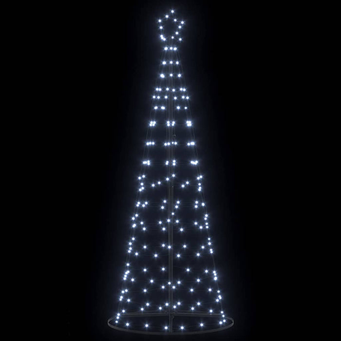 Brad de Crăciun LED EKENAS 250 cm 390 LED-uri Alb rece Oțel WALTI