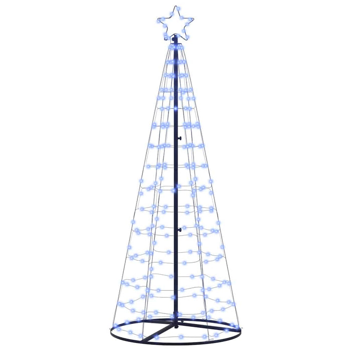Brad de Crăciun LED EKENAS 250 cm 390 LED-uri Albastru Oțel WALTI