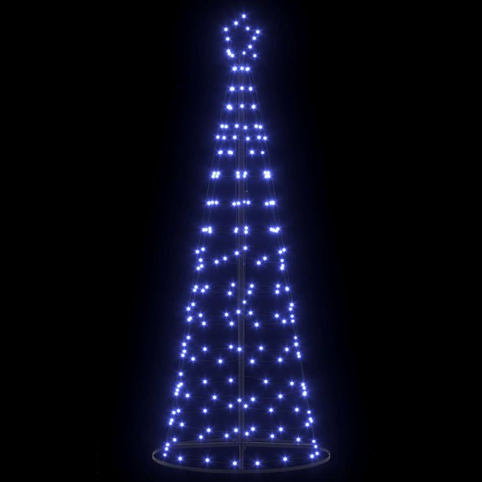 Brad de Crăciun LED EKENAS 250 cm 390 LED-uri Albastru Oțel WALTI