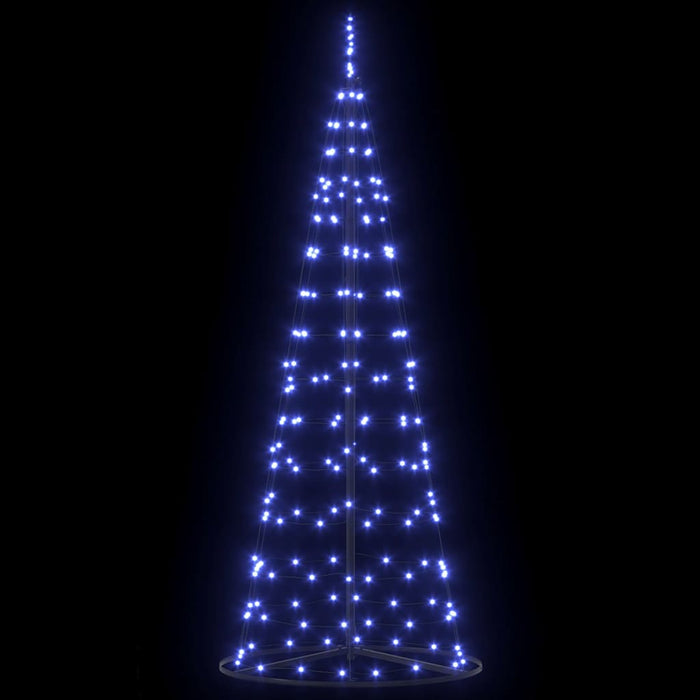 Brad de Crăciun LED EKENAS 250 cm 390 LED-uri Albastru Oțel WALTI