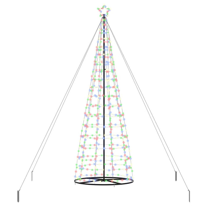 Brad de Crăciun LED EKENAS 400 cm 800 LED-uri Multicolor Oțel - WALTI WALTI