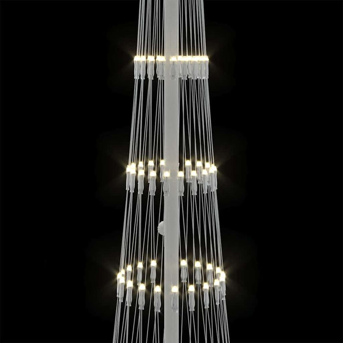 Brad de Crăciun LED Alb cald 138.5 x 138.5 x 399 cm Metal - WALTI WALTI