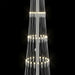 Brad de Crăciun LED Alb cald 138.5 x 138.5 x 399 cm Metal - WALTI WALTI