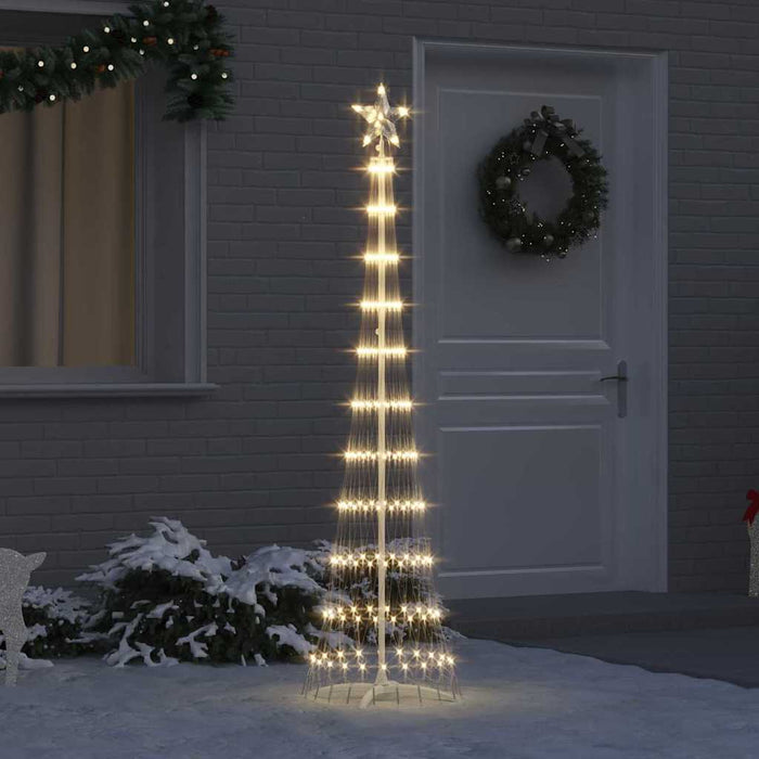 Brad de Crăciun LED Alb cald 138.5 x 138.5 x 399 cm Metal - WALTI WALTI