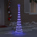 Brad de Crăciun LED albastru 138.5 x 138.5 x 399 cm Metal - WALTI WALTI