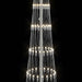 Brad de Crăciun LED Alb cald 138.5 x 138.5 x 399 cm Metal - WALTI WALTI