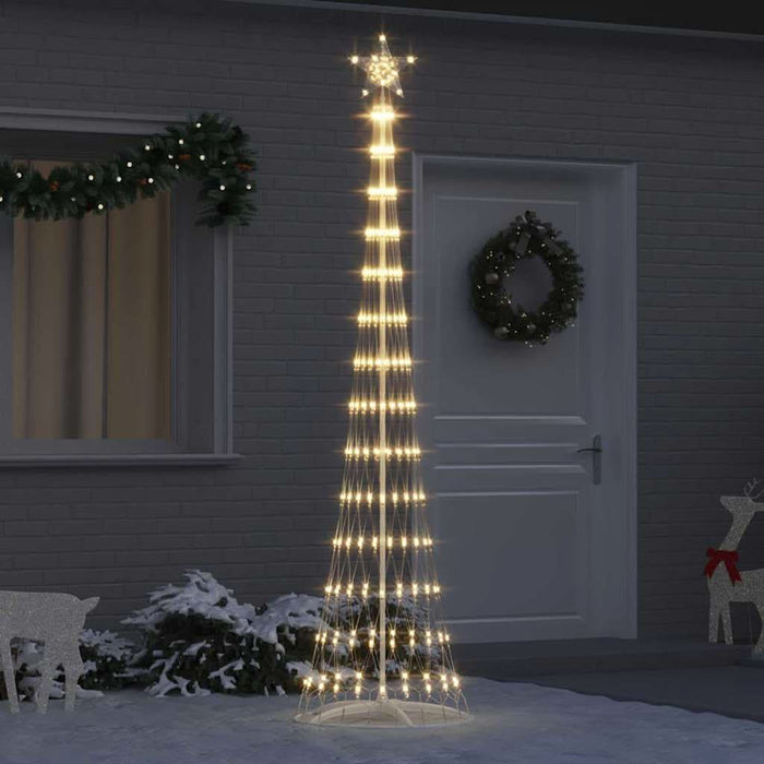 Brad de Crăciun LED Alb cald 138.5 x 138.5 x 399 cm Metal - WALTI WALTI