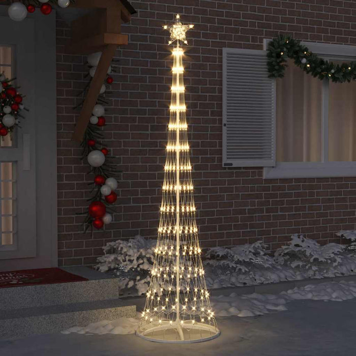 Brad de Crăciun LED Alb cald 138.5 x 138.5 x 399 cm Metal - WALTI WALTI