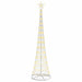 Brad de Crăciun LED Alb cald 138.5 x 138.5 x 399 cm Metal - WALTI WALTI