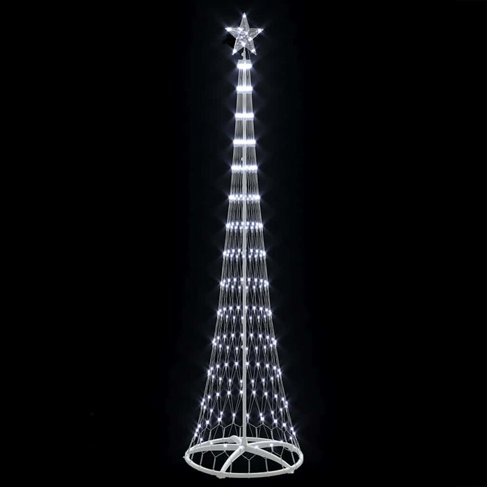 Brad de Crăciun LED Alb rece 138.5 x 138.5 x 399 cm Metal - WALTI WALTI