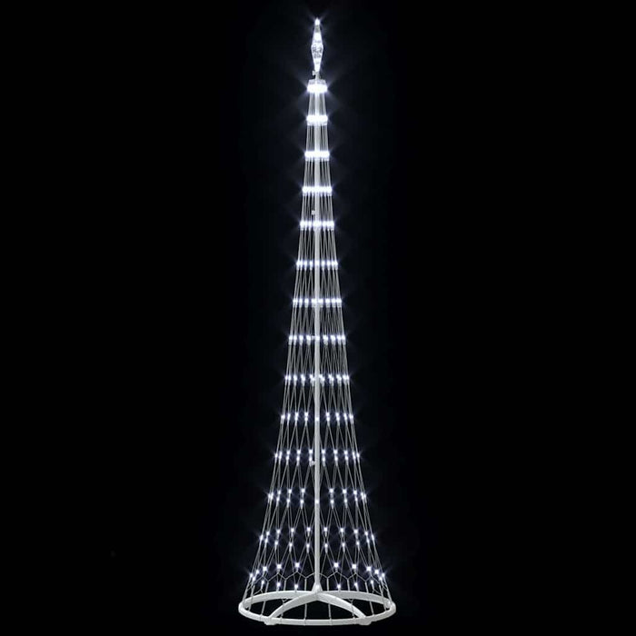 Brad de Crăciun LED Alb rece 138.5 x 138.5 x 399 cm Metal - WALTI WALTI