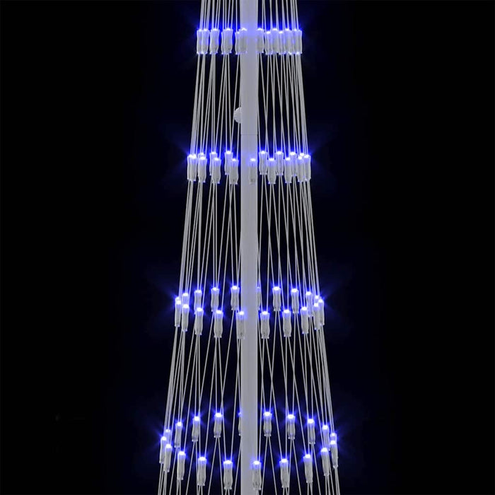 Brad de Crăciun LED albastru 138.5 x 138.5 x 399 cm Metal - WALTI WALTI