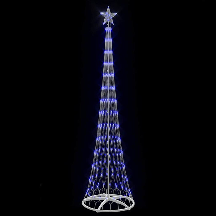 Brad de Crăciun LED albastru 138.5 x 138.5 x 399 cm Metal - WALTI WALTI
