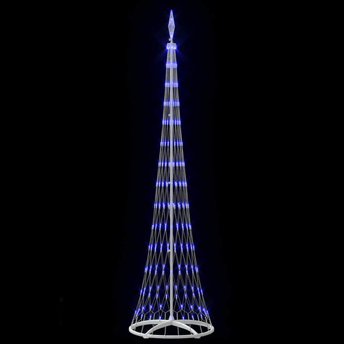 Brad de Crăciun LED albastru 138.5 x 138.5 x 399 cm Metal - WALTI WALTI