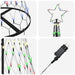 Brad de Crăciun LED cu 230 LED Multicolour 184.5 cm Metal - WALTI WALTI