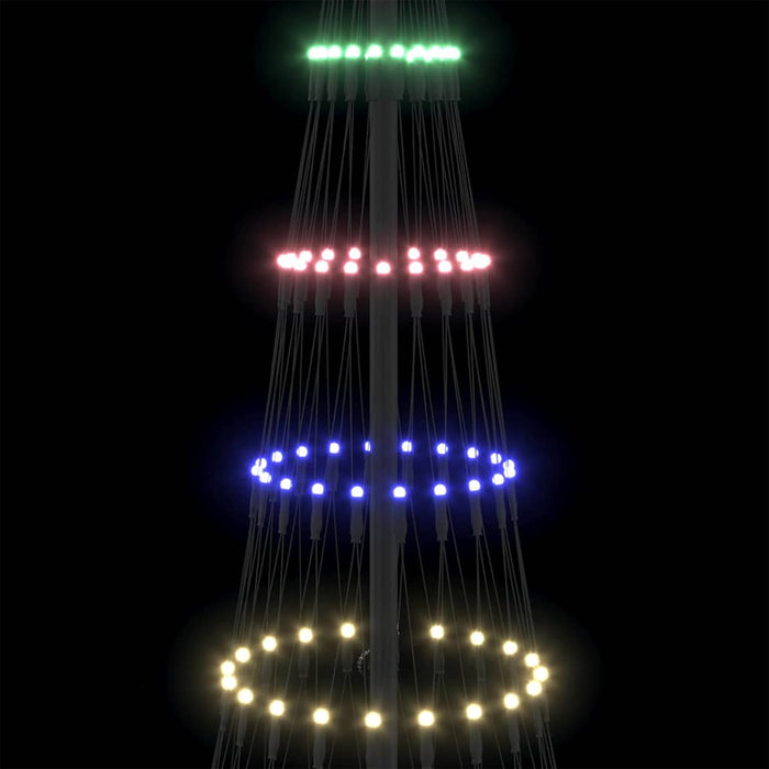 Brad de Crăciun LED cu 230 LED Multicolour 184.5 cm Metal - WALTI WALTI