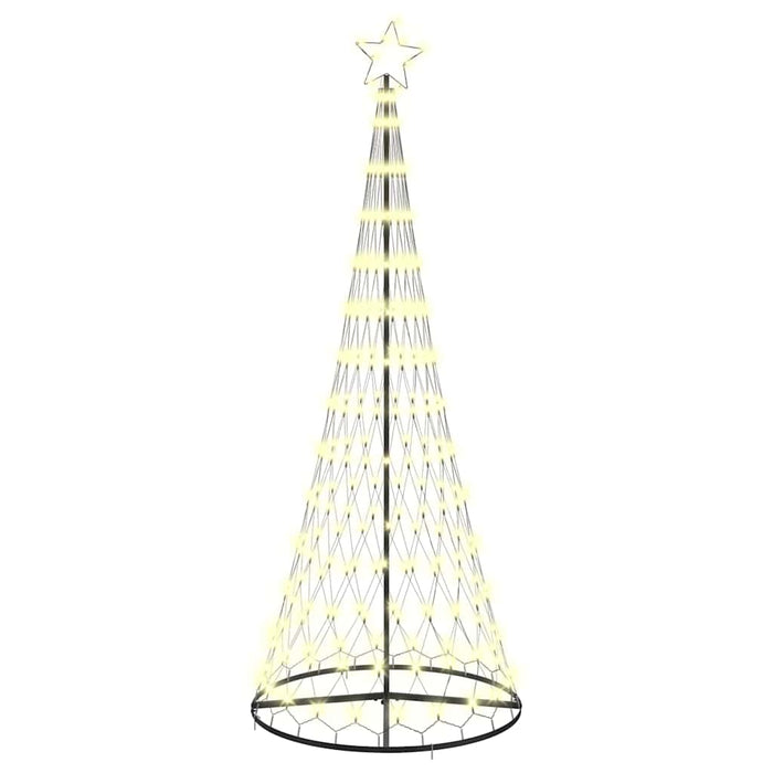 Brad de Crăciun LED cu 295 LED cu suport Alb cald 250 cm Metal - WALTI WALTI