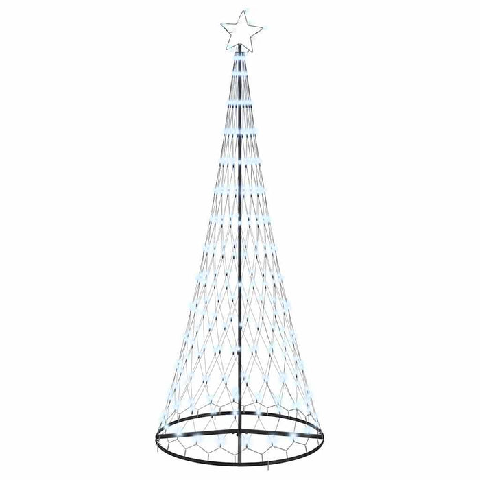 Brad de Crăciun LED cu 295 LED cu suport Alb rece 250 cm Metal - WALTI WALTI