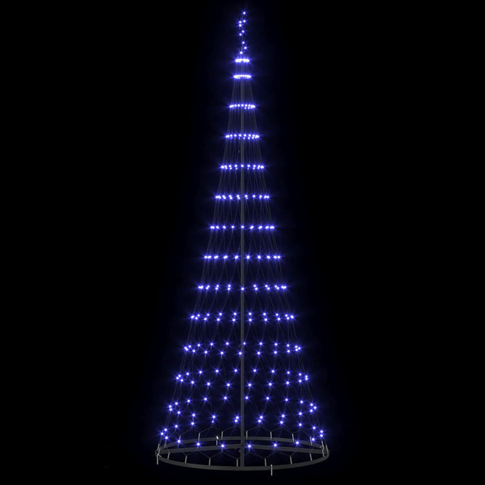 Brad de Crăciun LED cu 295 LED cu suport albastru 250 cm Metal - WALTI WALTI